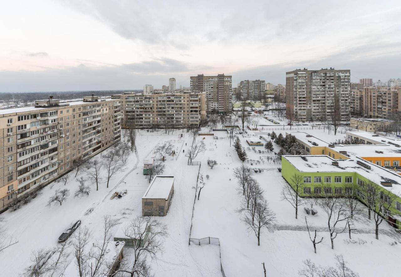 Apartamento Уютная Квартира Для Семьи На Оболони Kiev Exterior foto